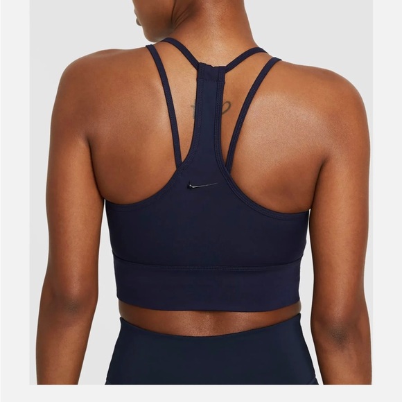 Nike Midnight Blue Strappy Sports Bra - Picture 4 of 9